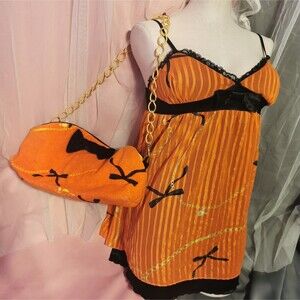 Glamorous Jane Red Outfit Set Women's Sz Size Small Dress Purse Agejo Gyaru Rare